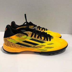 ADIDAS X SPEEDFLOW MESSI.3 TF Shoes Solar Gold/Black Men Sz Wom 7.5 GW7423
